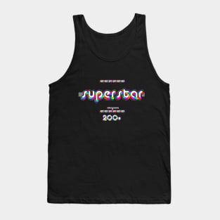 Superstar 2000 ColorGroove Retro-Rainbow-Tube (wf) Tank Top